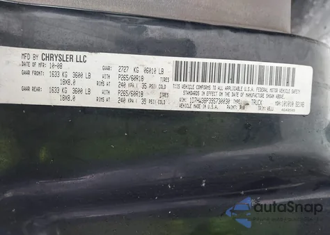 2009 Dodge Dakota Bighorn/Lonestar z USA, uszkodzony, nr VIN 1D7HW38P39S730030
